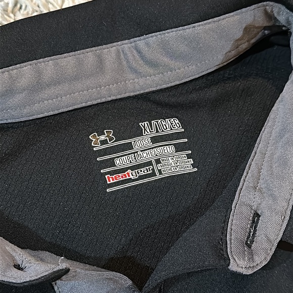 Under Armour Heat Gear Loose Fit MENS Polo Shirt - Picture 3 of 3